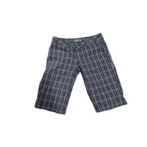 Volcom Gray and White Plaid Shorts